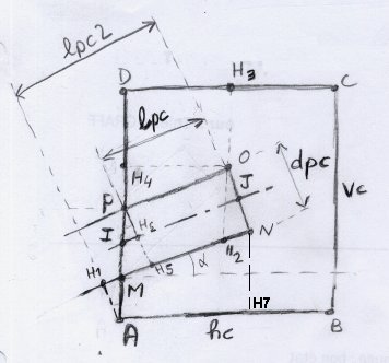 Détail d'un trou de perche